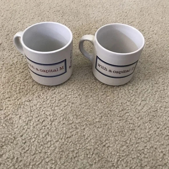 Vtg Doug Wilson set of 2 coffee mugs - “Mom & Dad". - Picture 2 of 4